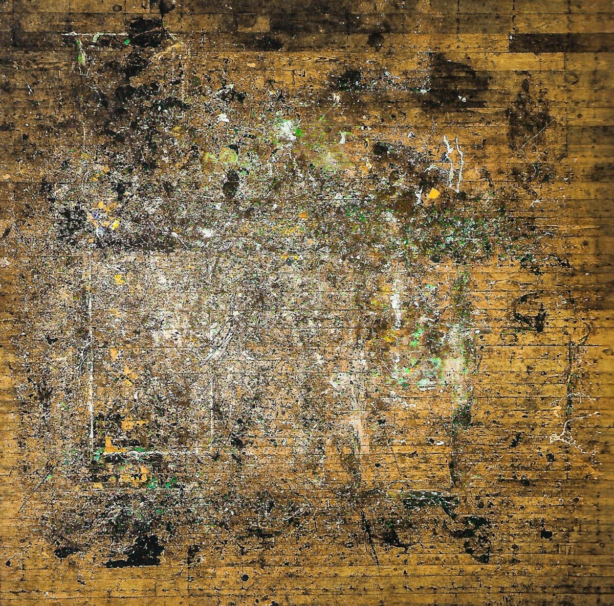 Jackson Pollock's Studio Floor