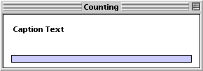 The Progress Bar, after running the program at left