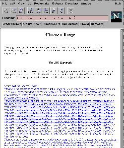 Figure 1: The Choose a Range Page, parsed by NewAssignment.pl