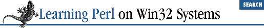 Learning Perl on Win32 Systems